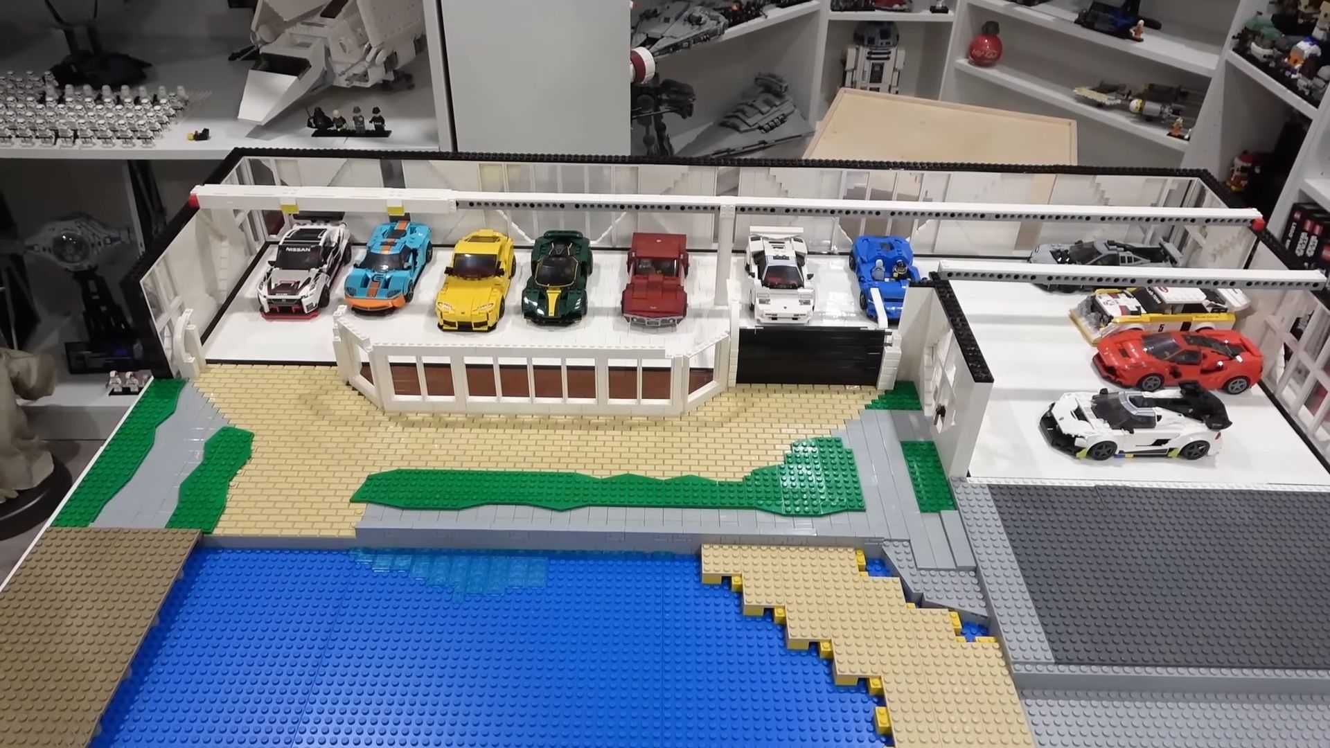 Custom Lego Garage Is Perfect For Parking Your Speed…