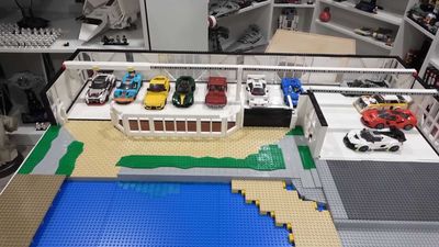 Custom Lego Garage Is Perfect For Parking Your Speed Champions Collection