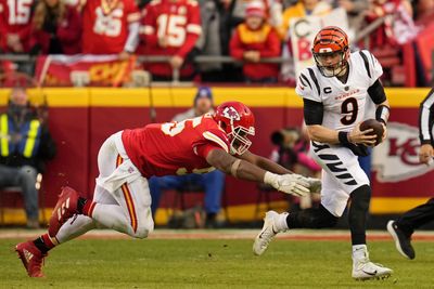 Chiefs’ Steve Spagnuolo describes challenge of sacking Joe Burrow in AFC title game