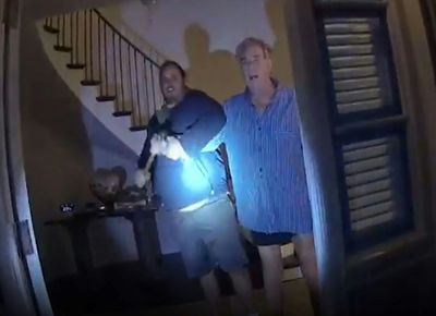 Police body cam footage shows Paul Pelosi hammer attack