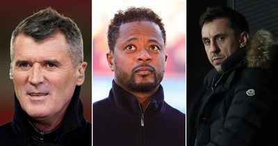 Patrice Evra details why Gary Neville and Roy Keane are WRONG with title race prediction