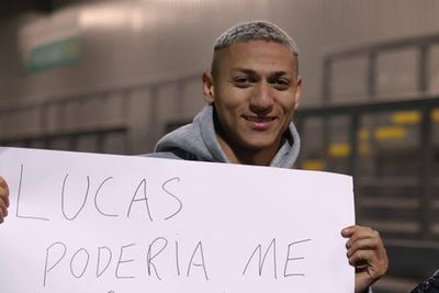 Richarlison sends Tottenham team-mate Lucas Moura hilarious message during goalscoring return