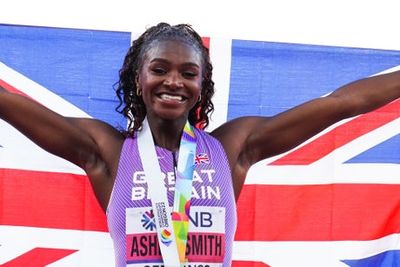 Dina Asher-Smith sets new British record to win women’s 60m at World Indoor Tour in Germany