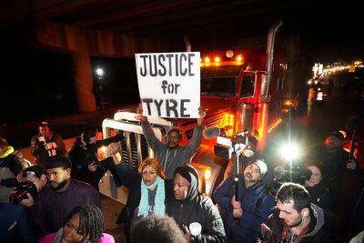 Protests begin in Memphis after Tyre Nichols video released