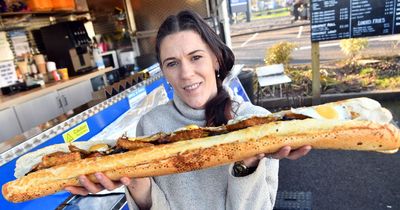Food van owners spark 'baguette war' over huge fried breakfast challenge