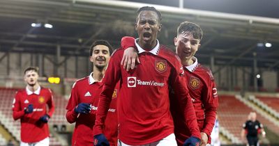 Man Utd youngster pays tribute to Marcus Rashford after scoring in Under-21s win