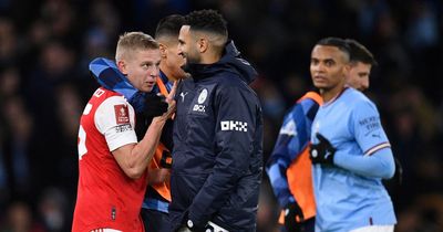 Oleksandr Zinchenko loses his cool and other Man City moments missed from Arsenal win