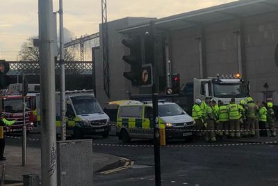 Cyclist dies after being hit by HGV in Glasgow, police confirm