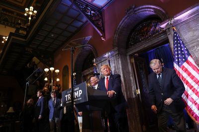 Trump kicks off campaign with low-key events in New Hampshire, South Carolina