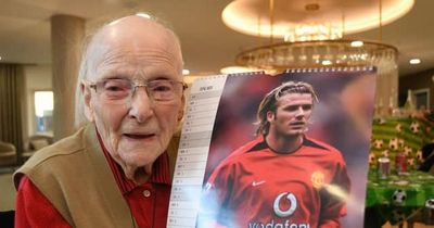 David Beckham's sweet gesture to 'oldest superfan' at 102 during care home 'appreciation party'