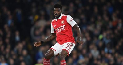 Arsenal ace Thomas Partey doubt for title showdown with Man City after suffering rib injury