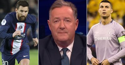 Piers Morgan aims bizarre swipe at Lionel Messi and leaks Cristiano Ronaldo text messages