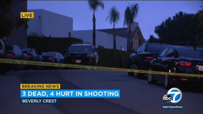 Three women killed in shooting near Beverly Hills are identified as suspects still at large