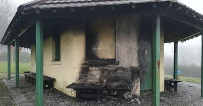 Police investigating arson at bowling green building in Swansea