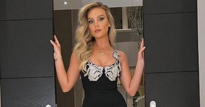 "She's back" - Perrie Edwards has fans "gasping" and "speechless" as she emerges in mini dress and towering heels