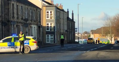 Man rushed to hospital after motorcycle crash in Falkirk