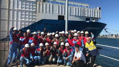 Sailors on abandoned ship Yangtze Fortune in limbo while anchored on Victorian coast