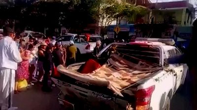 Peru bus plunges off cliff, killing at least 24