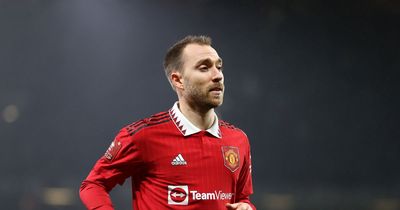 Manchester United issue Christian Eriksen injury update