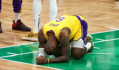 NBA fans erupt on Twitter as obvious missed call costs Lakers vs. Celtics