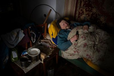 Russians gone from Ukraine village, fear and hardship remain