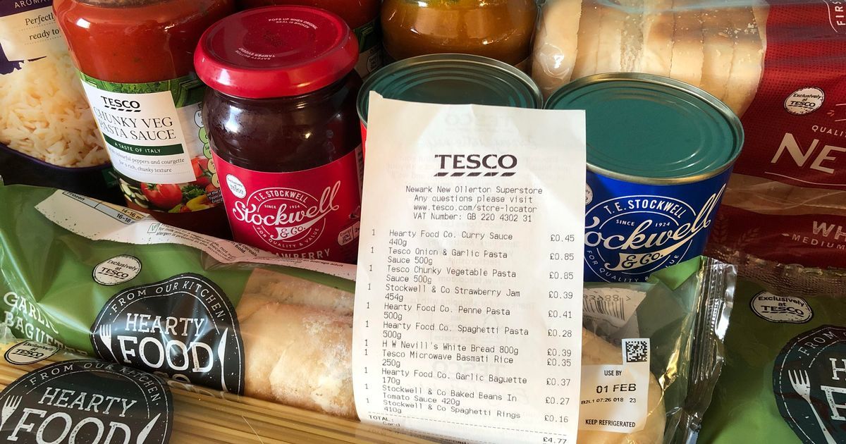 We bought same £5 shop from Tesco and Aldi and there…