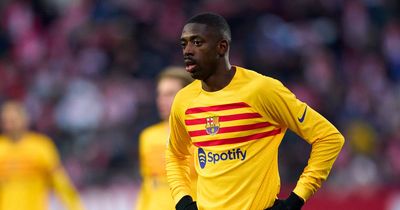 'Already looking for excuses' - Man United fans react as Ousmane Dembele injured in Barcelona win