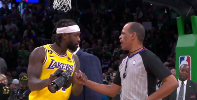 Patrick Beverley brilliantly used a photographer’s camera to a ref to prove LeBron was fouled and got a tech