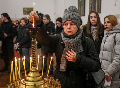 Tearful mourners remember British volunteer killed in eastern Ukraine