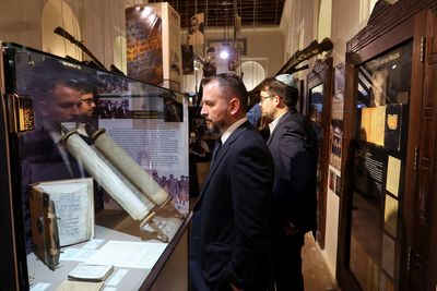 UAE museum unveils Torah scroll that survived the Holocaust in tolerance push