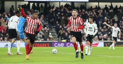 Chris Rigg denied 'incredible' Fulham moment as Sunderland earn FA Cup replay