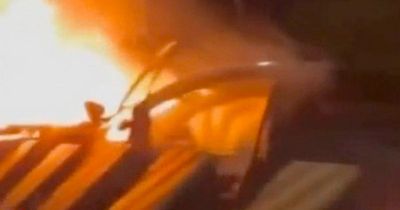 Camp Pendleton crash: Car bursts into flames after ramming into military base gates