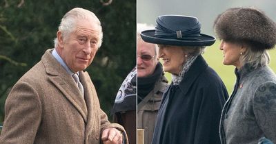 Lady Susan Hussey joins King Charles at church - two months after racism row