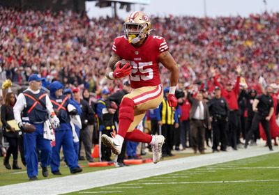 49ers inactives: RB Elijah Mitchell out vs. Eagles