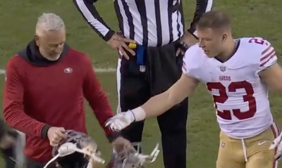 The 49ers’ injury situation had fans really wanting to see Christian McCaffrey play quarterback