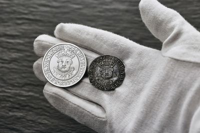 Remastered portrait of Henry VIII on Royal Mint coins
