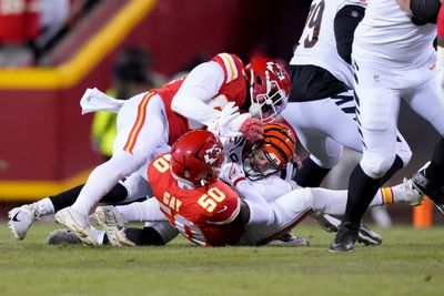 Bengals have no answer for Chiefs DI Chris Jones in first half of AFC Championship game