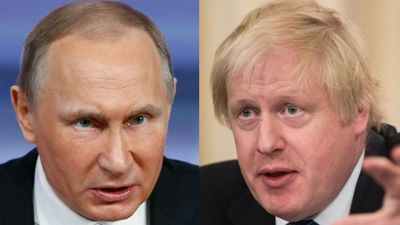 Boris Johnson says Vladimir Putin threatened to target him in missile attack