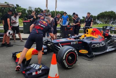Red Bull F1 car spotted on iconic Aussie road