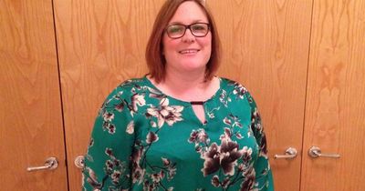 Overweight mum once in pain just tying her laces loses half her bodyweight - and even a shoe size