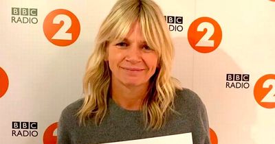 Zoe Ball flooded with well-wishes after being replaced on Radio 2 at last minute