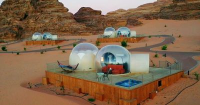 Decoy bunker, crane-top pod and desert bubble among world's most secret hidden hotels