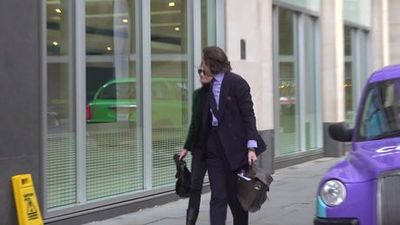 Eva Green arrives in court for legal action against White Lantern Films