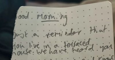 Man mortified as neighbours send note begging him to stop having sex at 6am