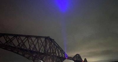 Edinburgh to be visited by futuristic train with bright blue laser this week