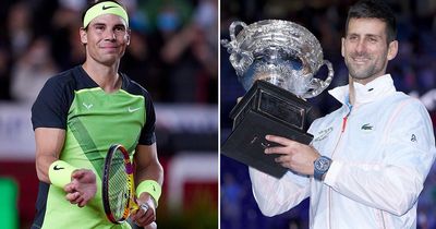 Rafael Nadal sends message to Novak Djokovic after matching Grand Slam record
