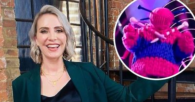 Claire Richards 'confirms' she's Masked Singer's Knitting in off-screen slip up on Twitter
