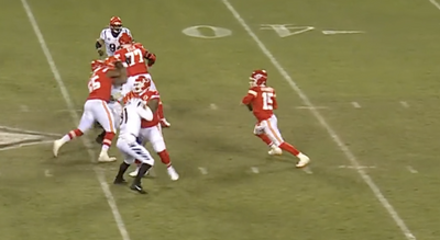 An NFL rule explained how the Chiefs got away with holding on Patrick Mahomes’ decisive scramble