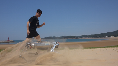 Samsung-backed scientists create robot dog that can jog on sand