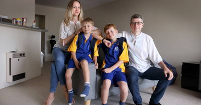 Ukrainian family touched by kindness of Aussies as they start school